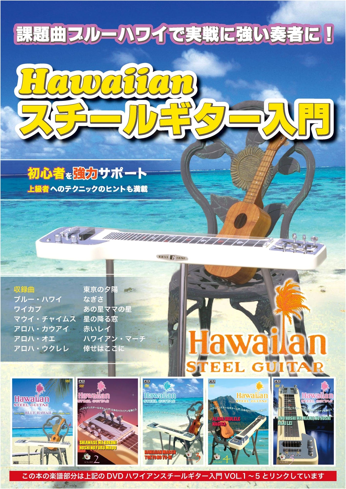 Hawaiian Steel Guitar: An Introductory Score Collection by Toshimitsu Shiina