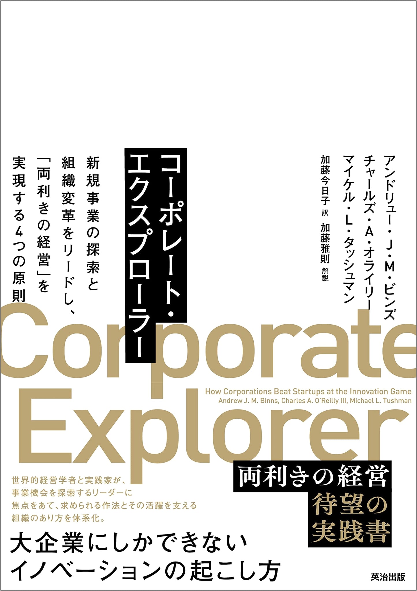 Corporate Explorer: Leading New Ventures, Organizational Change & Ambidextrous Management