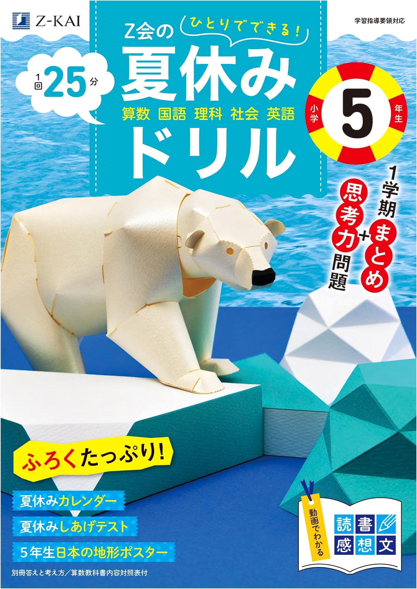 Z-kai Summer Holiday Drill Book for Elementary Grade 5 Students