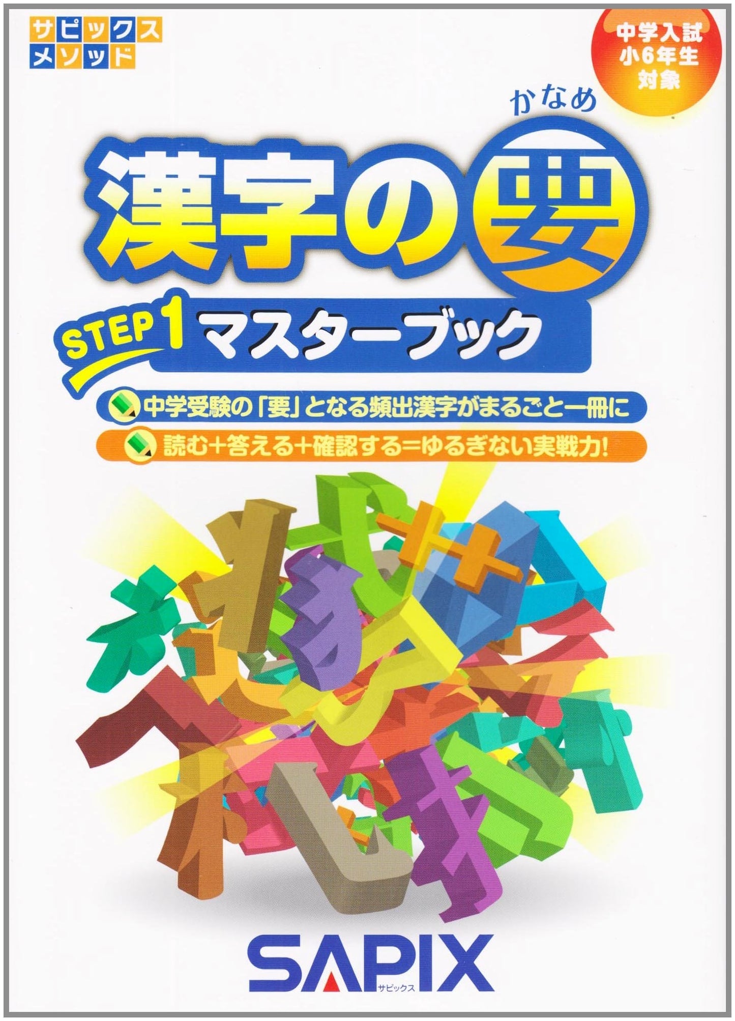 Kanji Essentials Step 1 Master Book (Sapix Method)