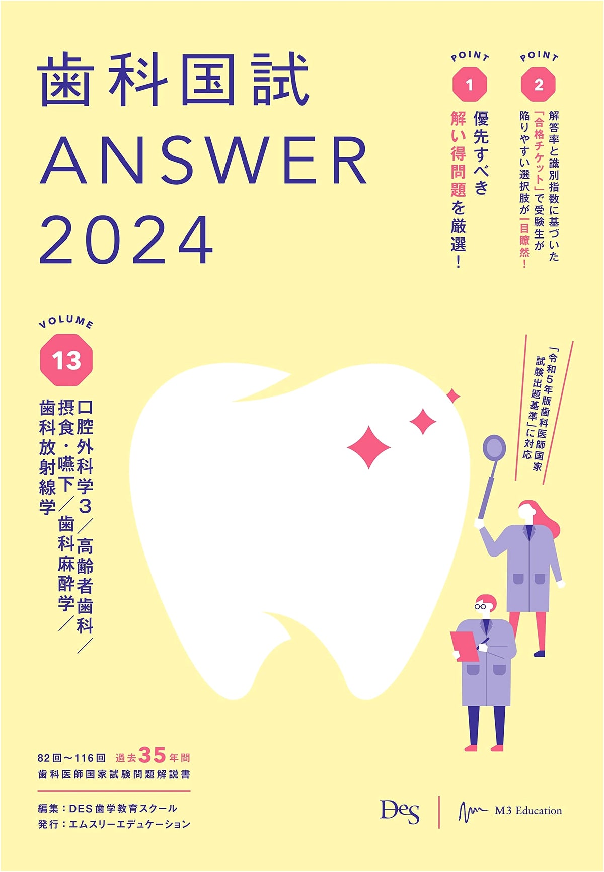 Dental National Exam ANSWER 2024 Vol. 13: Oral Surgery, Geriatric, Dysphagia, Anesthesia, Radiology