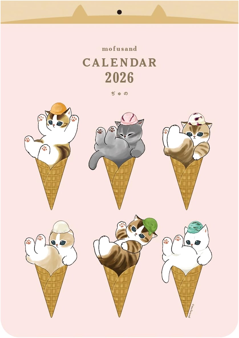 Mofusand 2026 Calendar