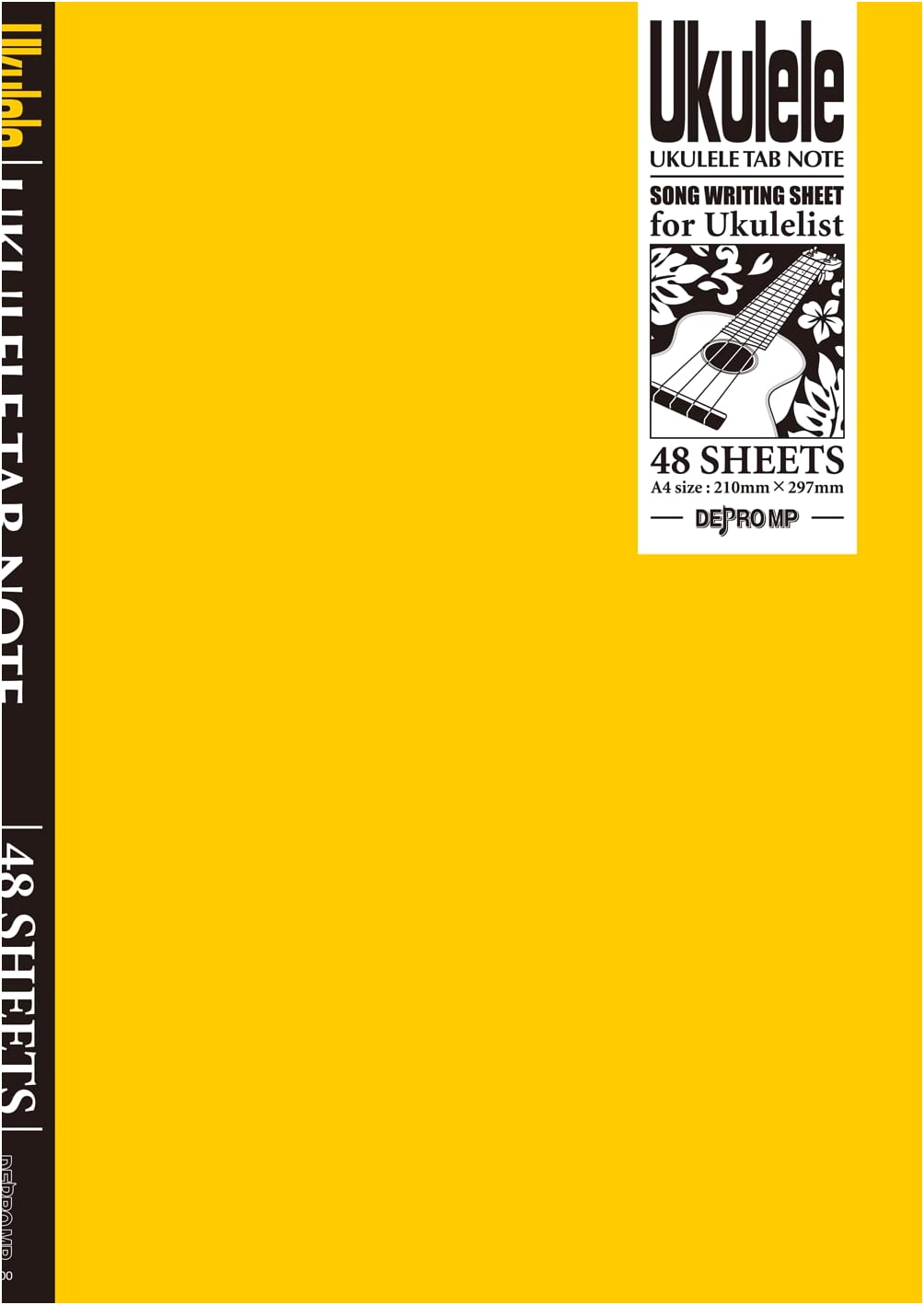 Ukulele TAB Notebook A4