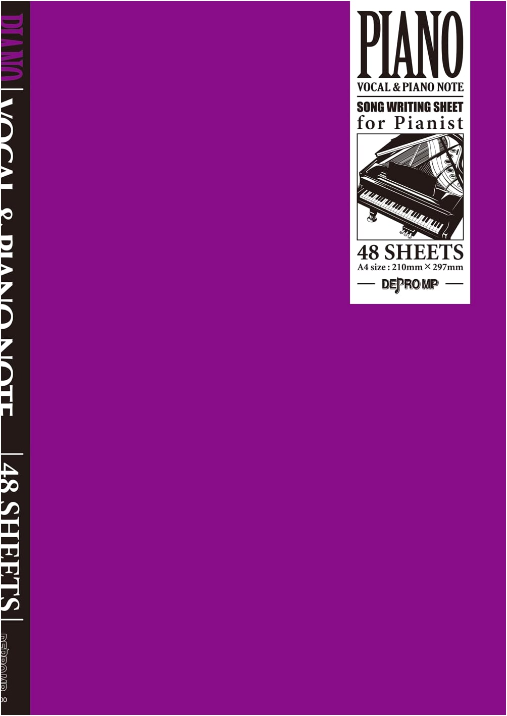 Vocal & Piano Music Notebook A4