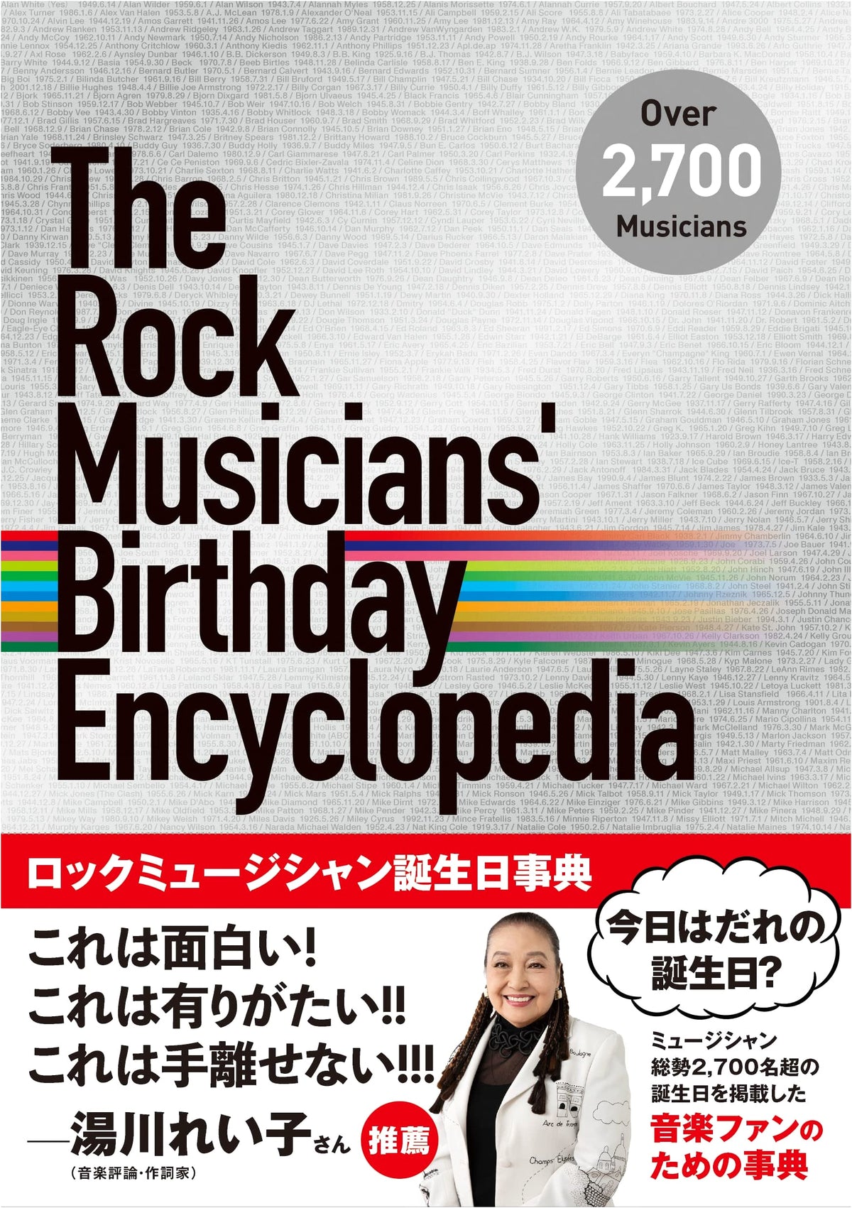 Rock Musicians' Birthday Dictionary