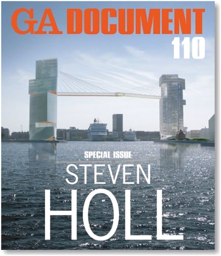 GA Document: World Architecture Vol. 110 - Featuring Steven Holl