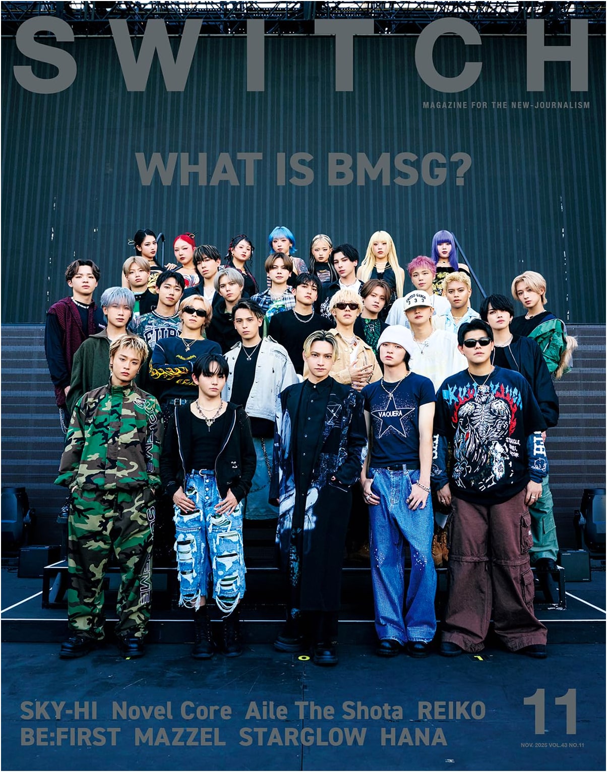 SWITCH Vol.43 No.11: Special Feature - WHAT IS BMSG?