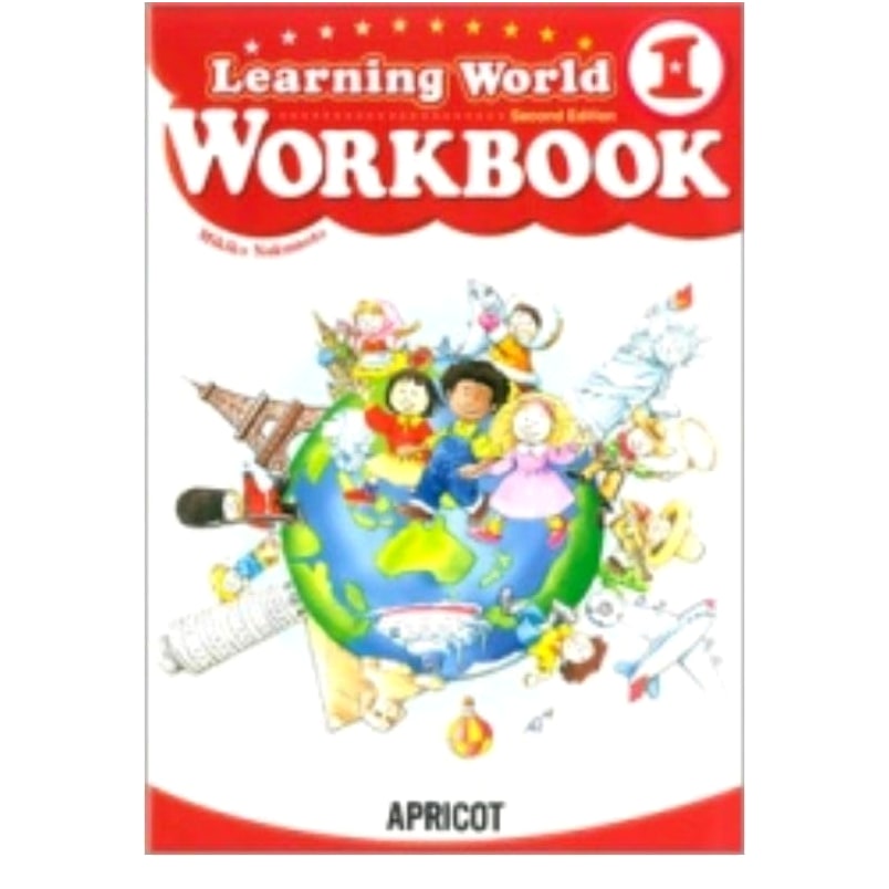 Learning World Book 1 Workbook: Elementary English for Grades 1-3 (Self-Intro, Verbs, Time & More)