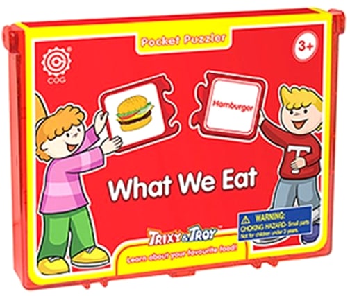 English Puzzle TRIXY & TROY RED-01: Food