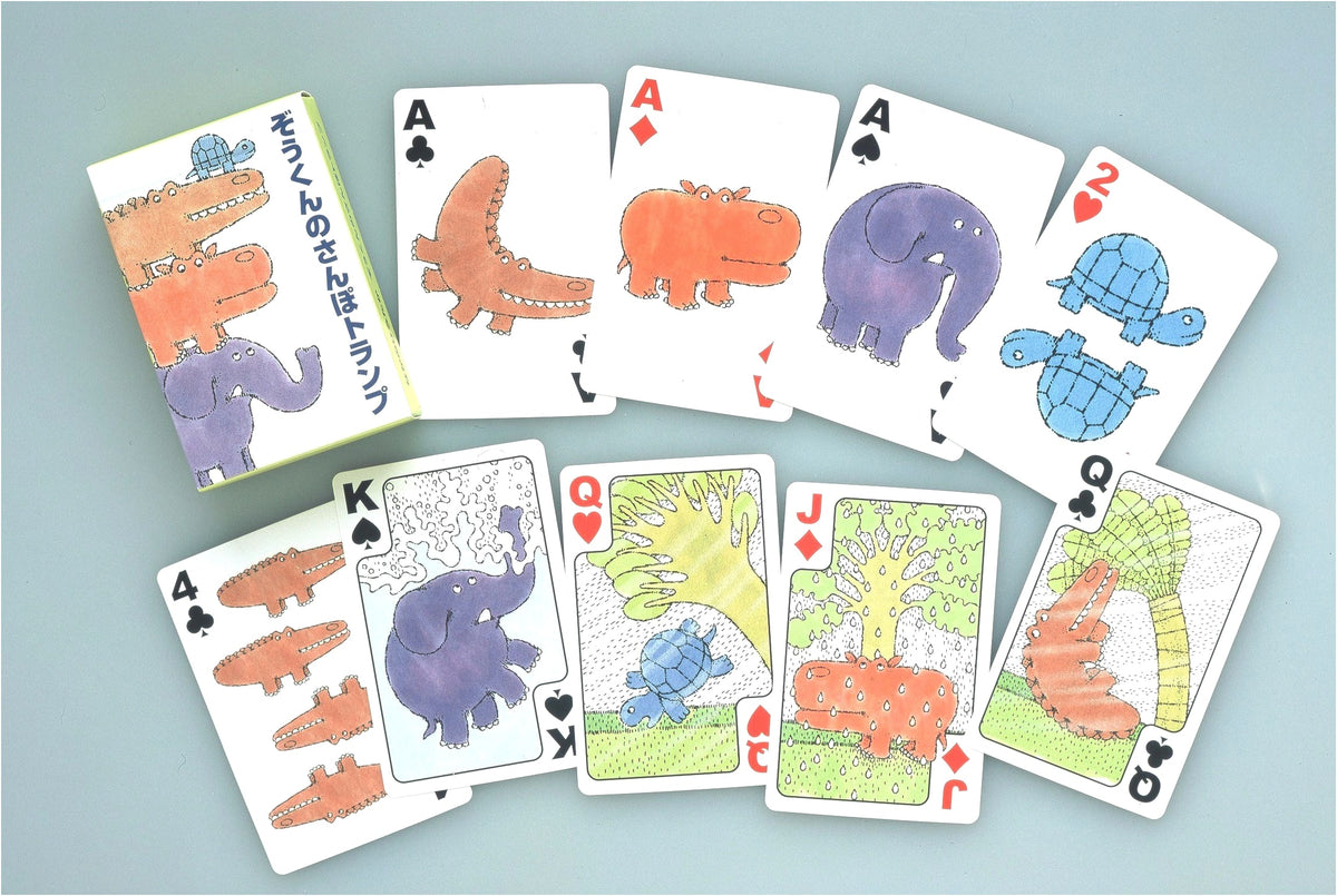 Zou-kun's Walk Playing Cards by Hirotaka Nakano