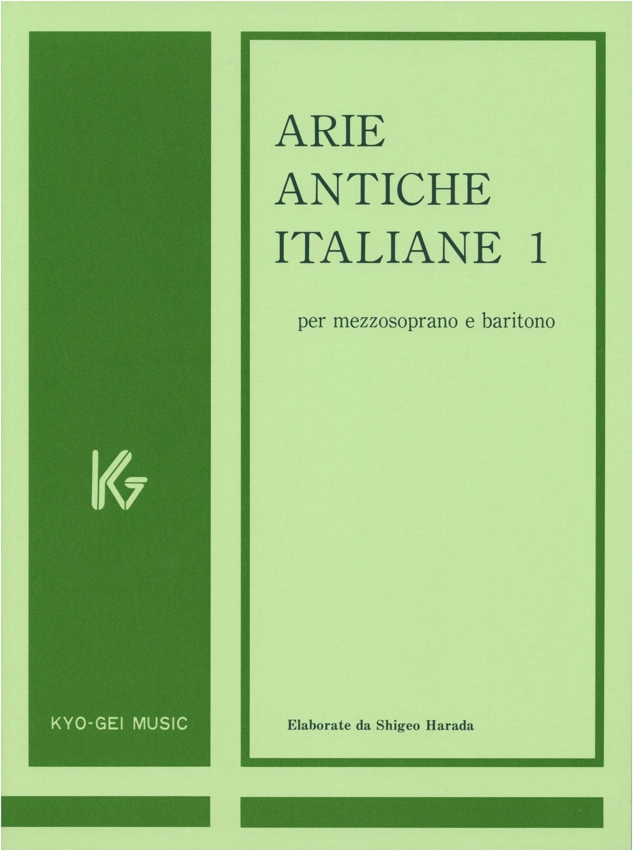 Italian Classical Vocal Music Collection, Volume 1: For Medium Voice