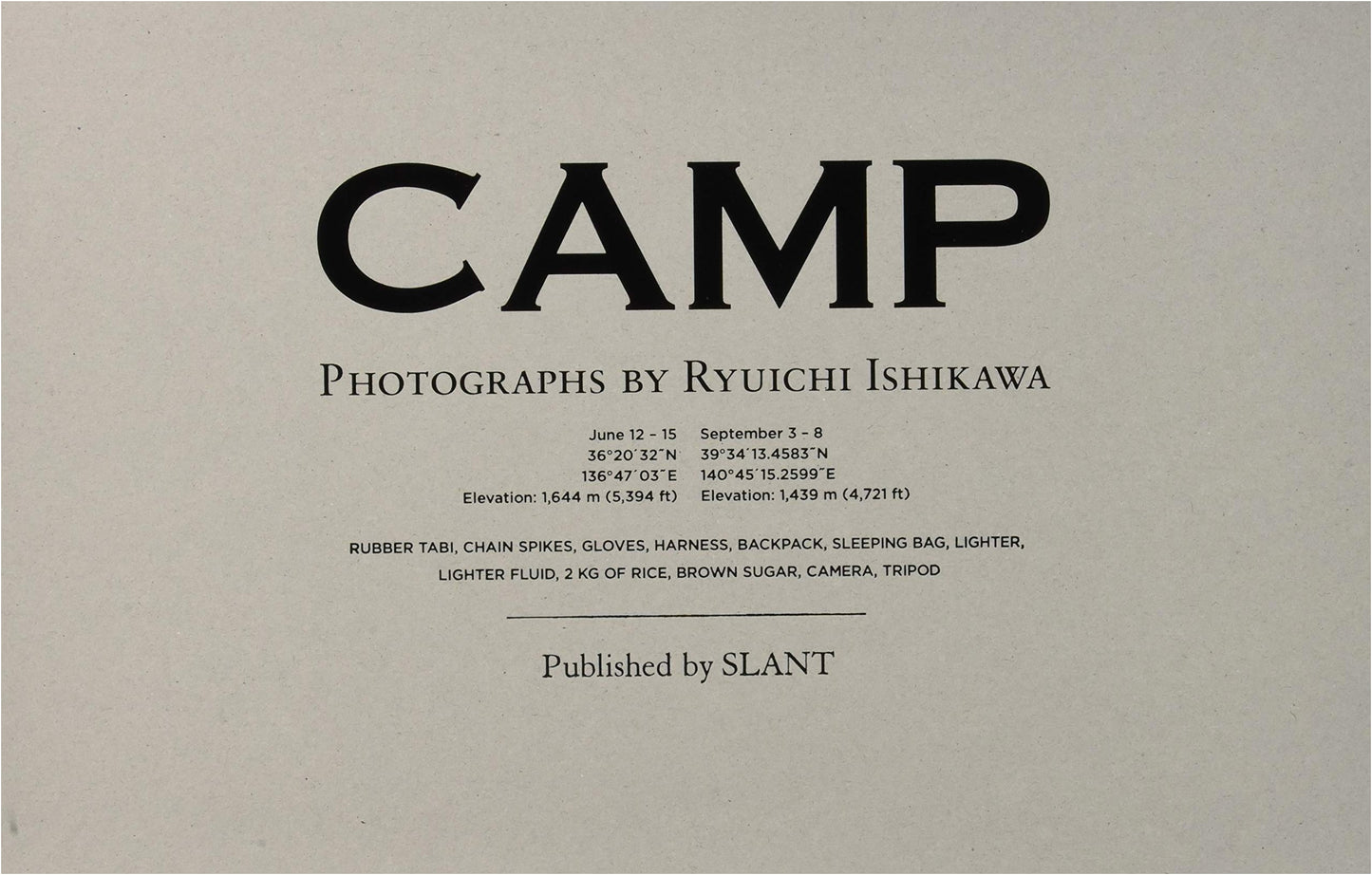 CAMP by Unknown: A Visual Journey by SLANT