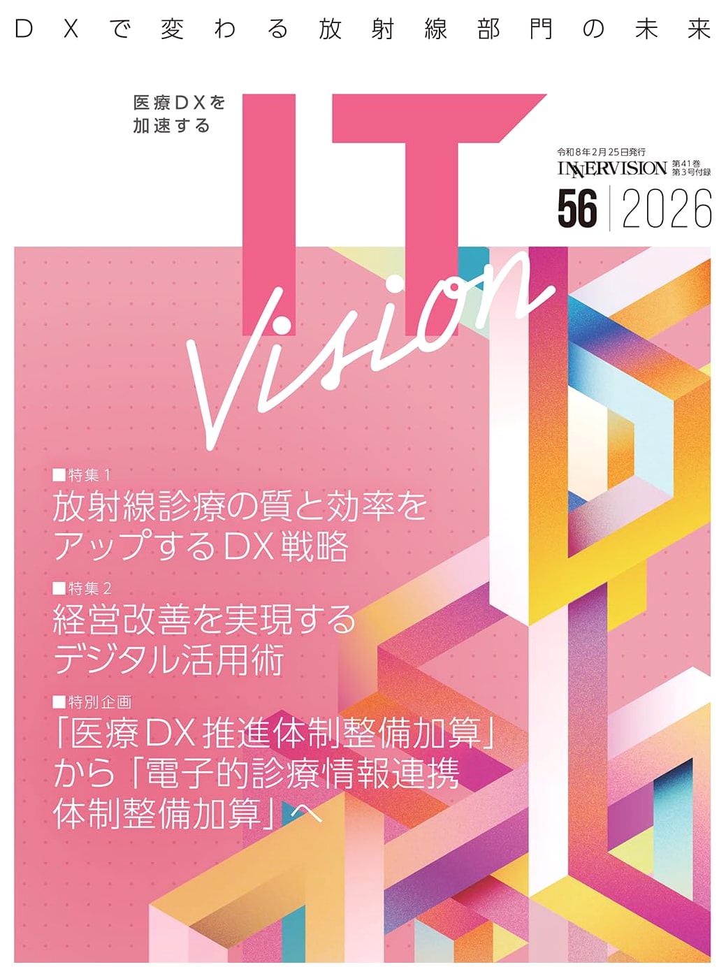 ITvision No. 56: DX Strategy for Radiation Medical Care Quality & Efficiency / Digital Business Improvement