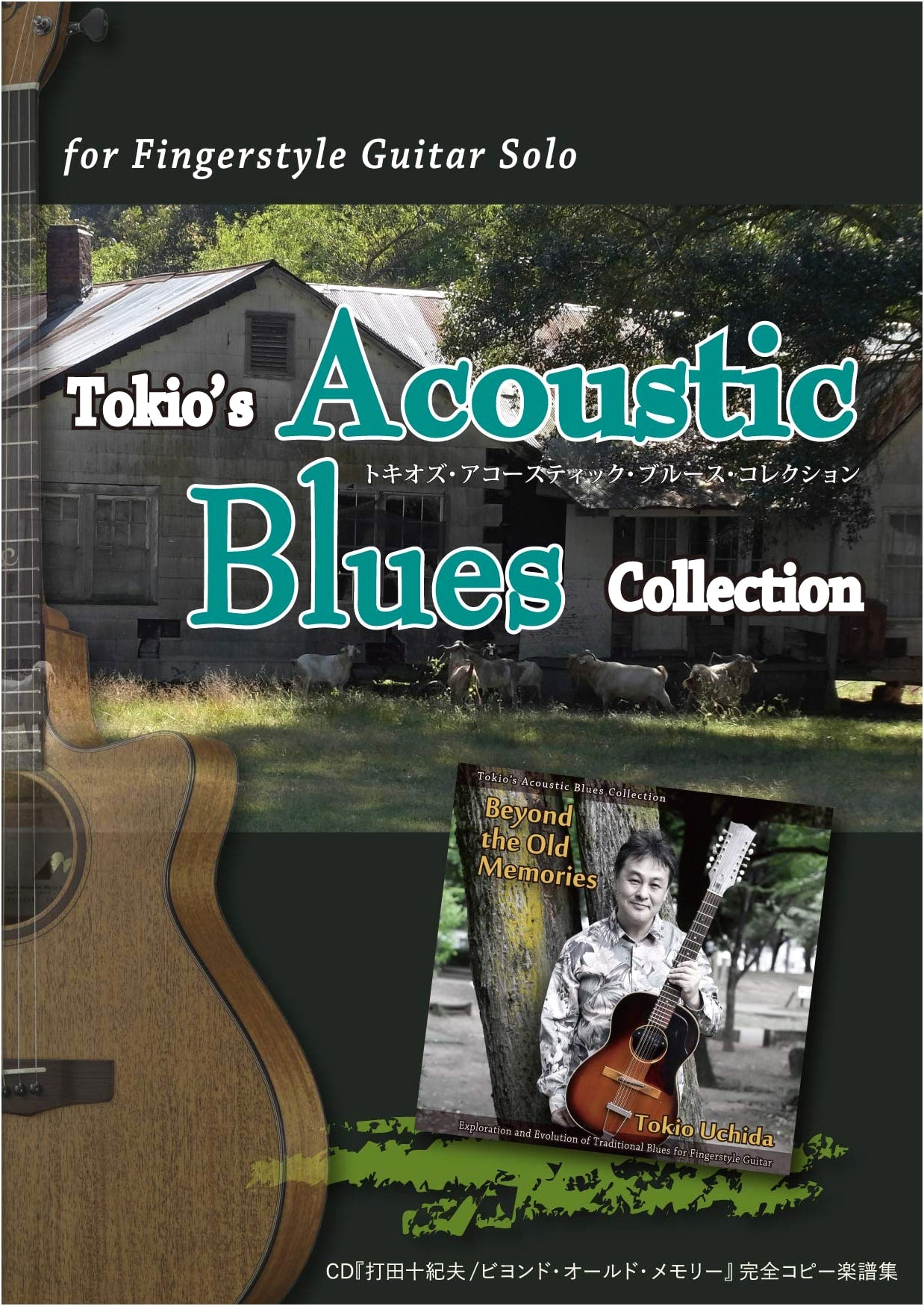 BK1019 Tokio Uchida's Beyond the Old Memories: Complete Acoustic Blues Sheet Music