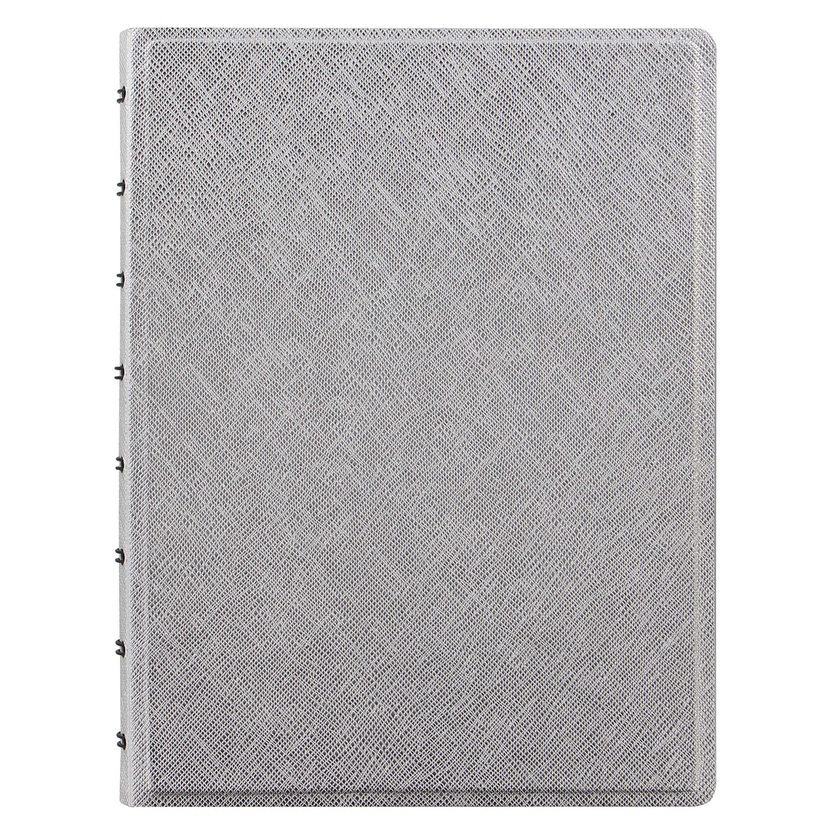Filofax Saffiano A5 refillable Notebook - Silver,115076