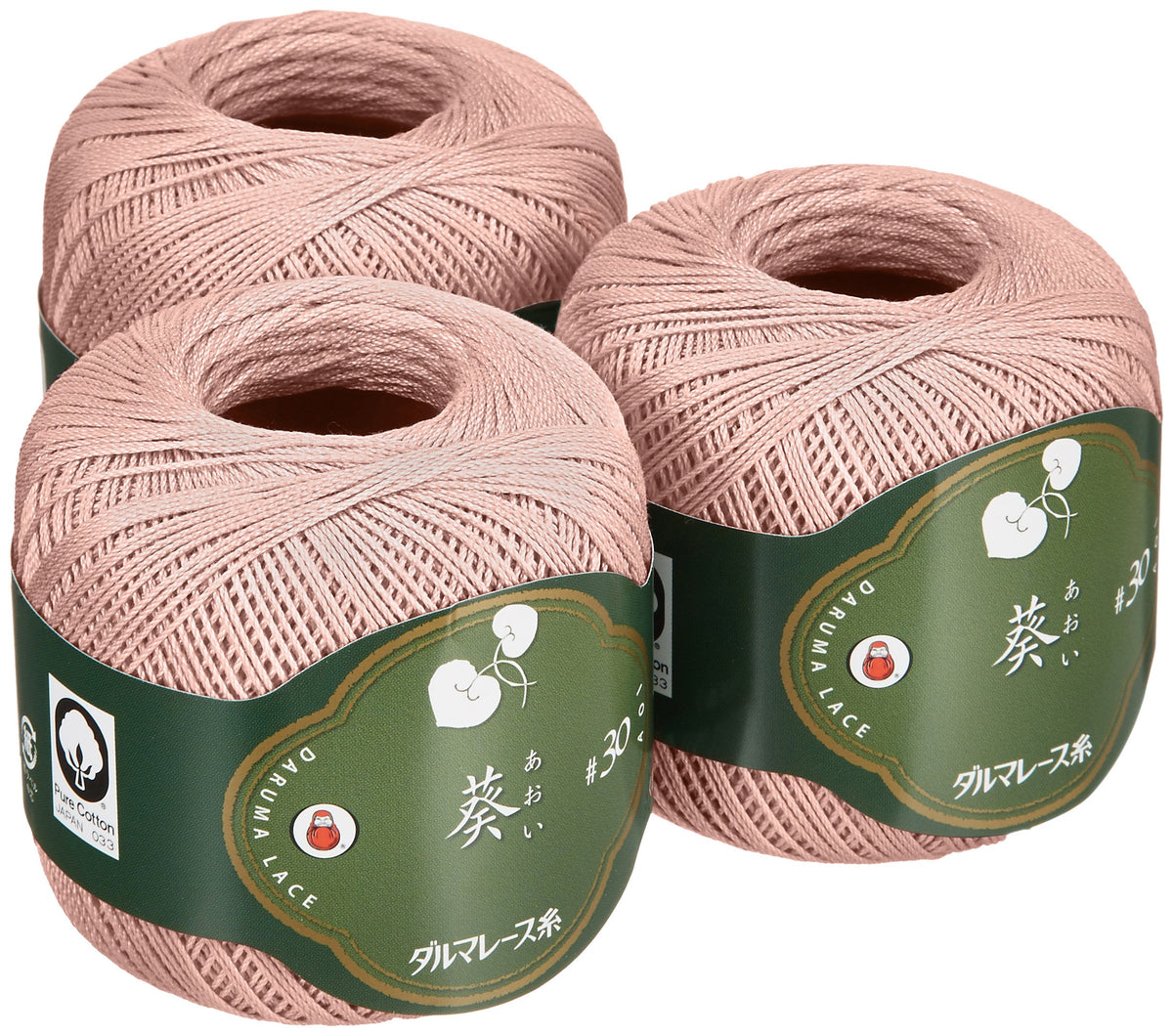 kurodaruma Lace Thread # 30 Container G 145 m 3 Ball Set