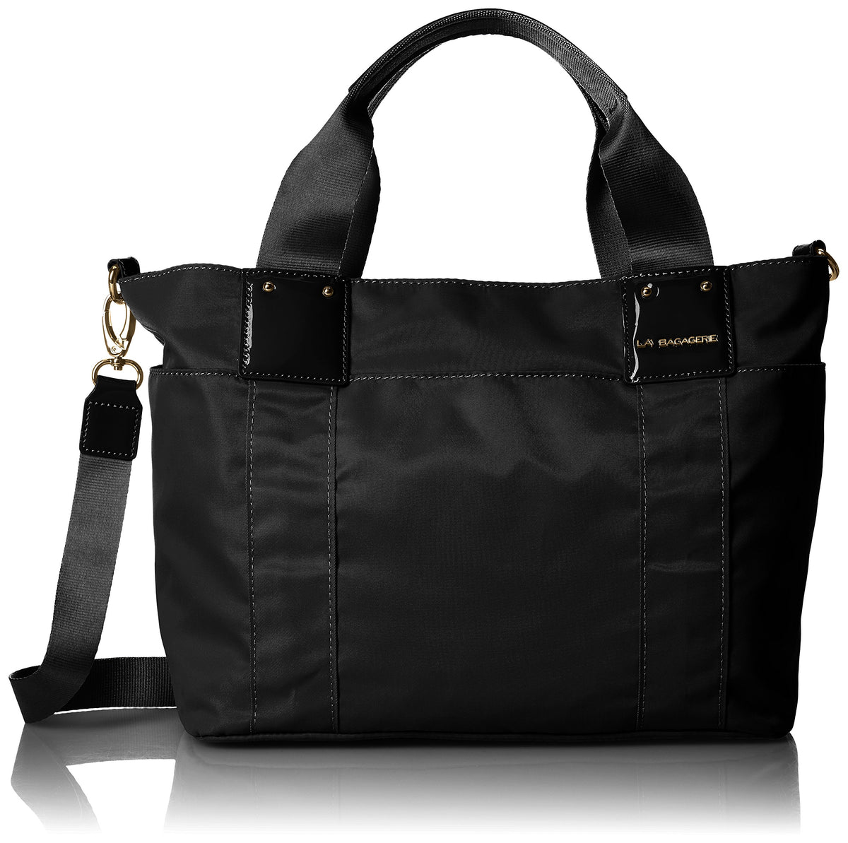 Lava Gagerie B72-12-02 Women's 2-Way Nylon Tote, Black