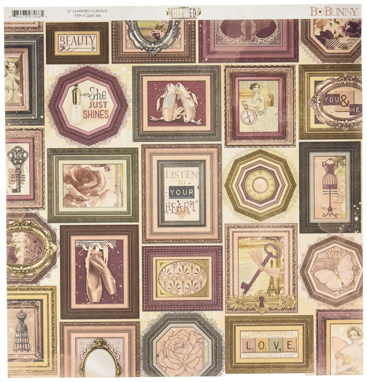 Bo Bunny 22601266 Paper Curious Patterned Paper
