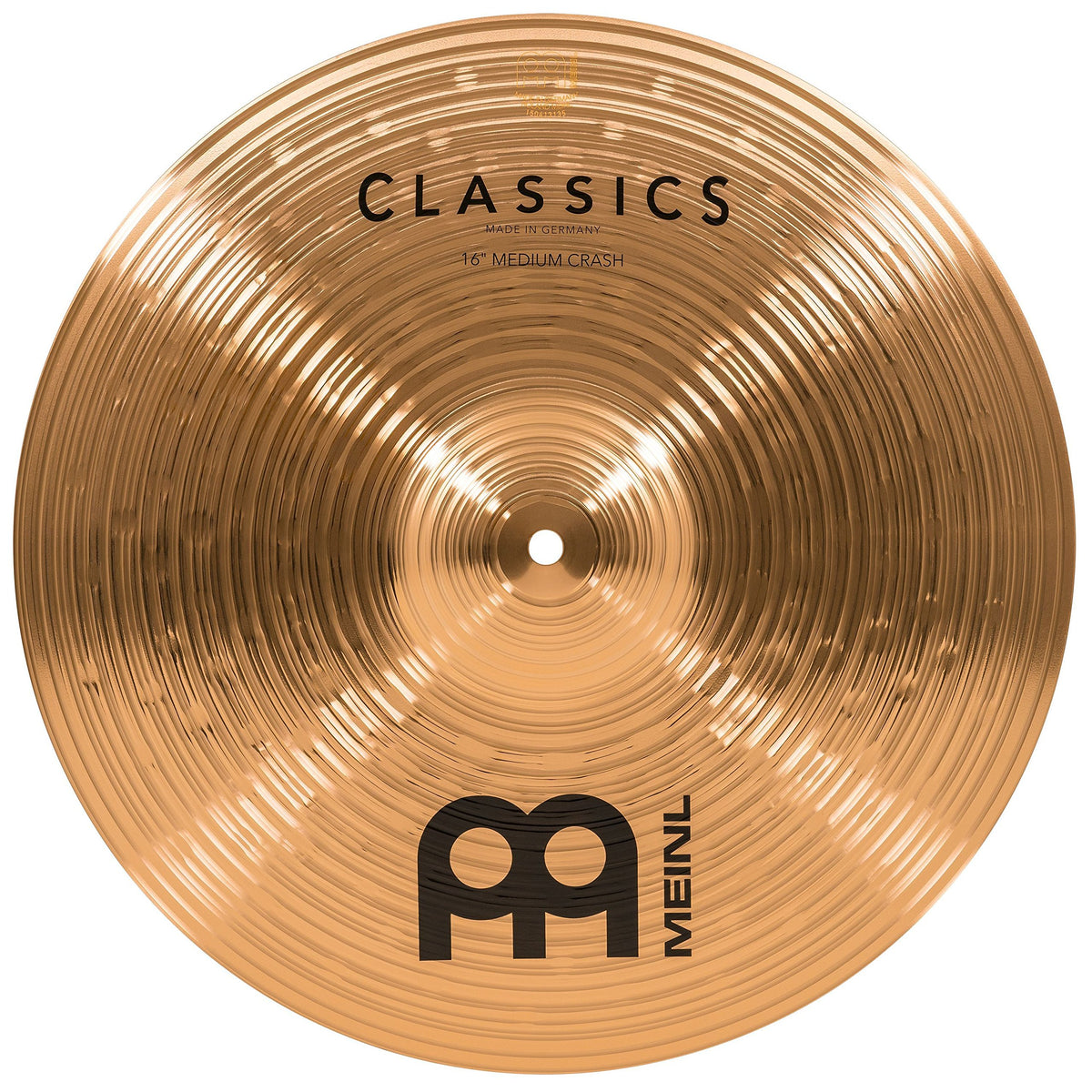 Meinl 16" Medium Crash Cymbal - Classics Traditional - Made in Germany, 2-YEAR WARRANTY (C16MC)