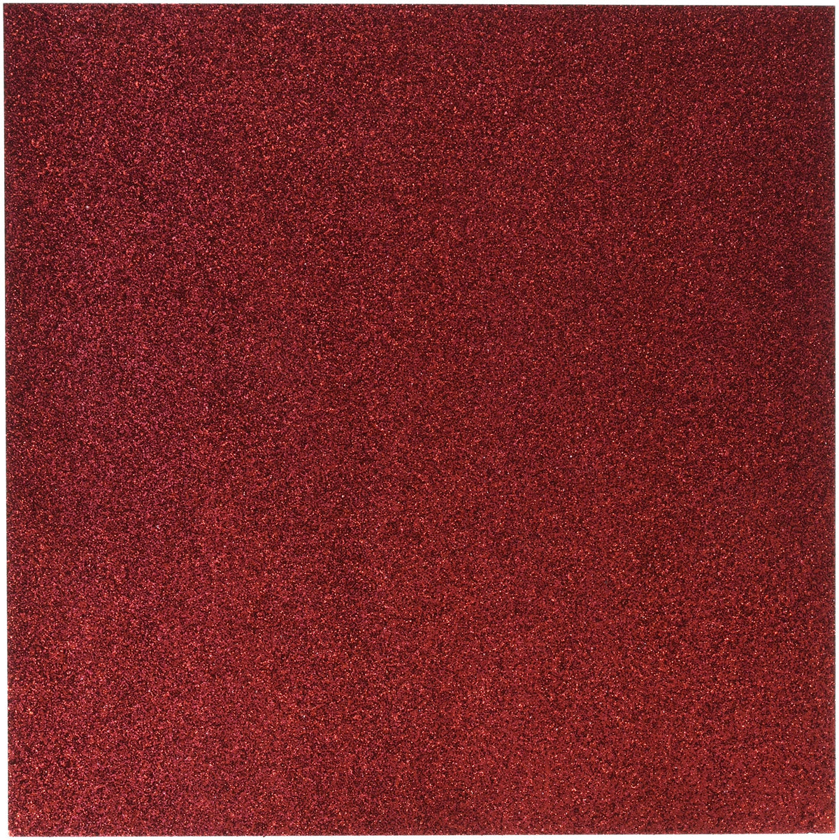 American Crafts 71676 Duotone Glitter Crimson Cardstock, Multicolor