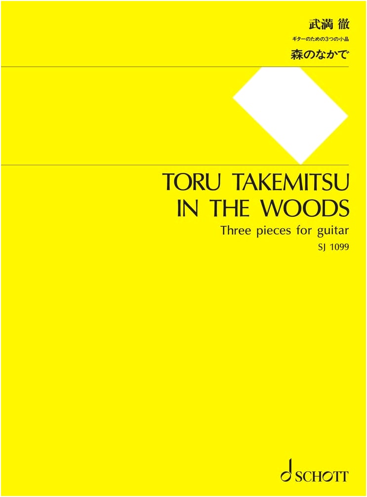 Toru Takemitsu: In the Woods - Three Pieces for Guitar (SJ1099)