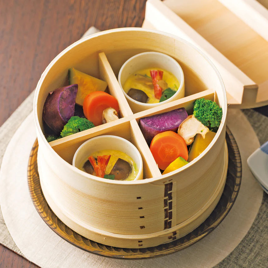 Premium Japanese Steamer with Removable Cross Divider