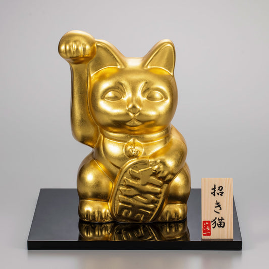 Good Luck Beckoning Cat (Right Hand) (L)