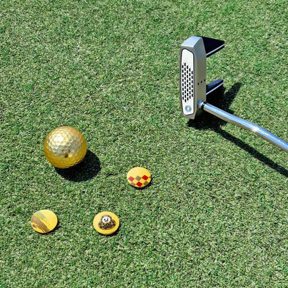 Golf Ball & Marker Set (Ichimatsu)