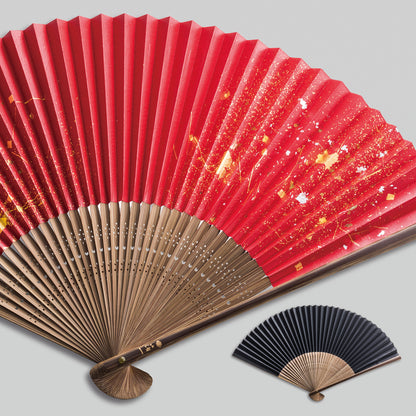 Kanazawa Gold Leaf Folding Fan "Chirashibi" Kirara
