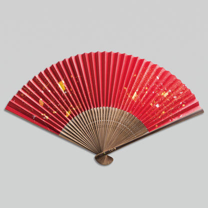 Kanazawa Gold Leaf Folding Fan "Chirashibi" Kirara