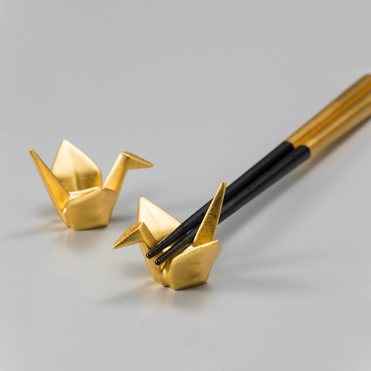Kisshō Gold Crane Chopstick Rests (Set of 2)