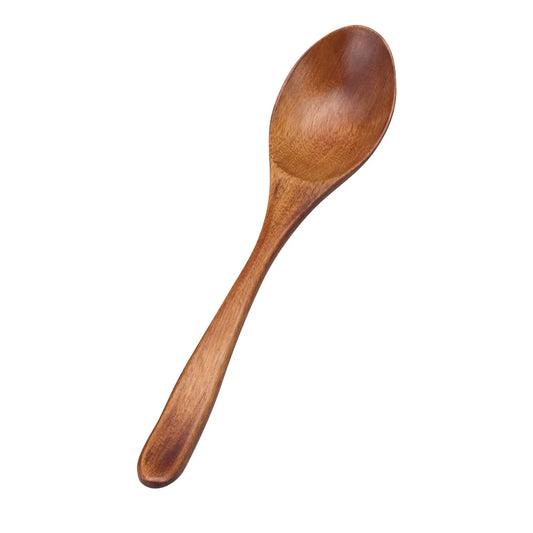 Lacquered Curry Spoon – Handcrafted Natural Wood with Urushi Finish