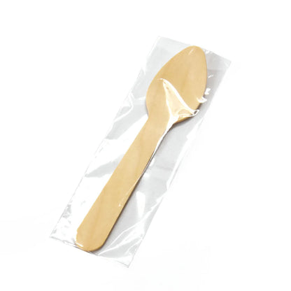 Birch Eco Spoon (Large) – Disposable Wooden Cutlery (Pack of 100)