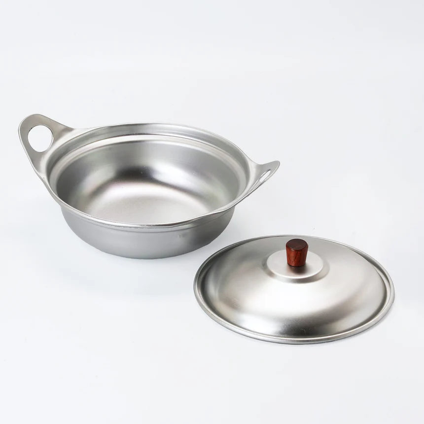 Aluminum Mini Yosenabe Pot with Lid