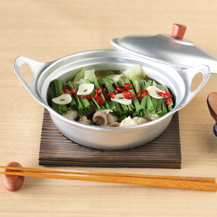 Aluminum Mini Yosenabe Pot with Lid