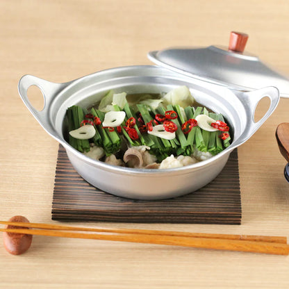 Aluminum Mini Yosenabe Pot with Lid