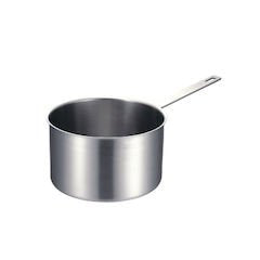Puppy Stamp 82521 Round Bottom Push Construction 19-0 Stew Pan, 8.3 inches (21 cm), Induction Compatible, Main Unit Only