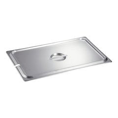 Honma Seisakusho 92125 Hotel Pan Lid, Silver, External Dimensions 12.8 x 10.4 inches (325 x 265 mm), Hotel Pan Lid (Cutting Hole Type), 1/2 Stacking Specifications