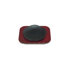 三和精機製作所 Sanwa Seiki Seisakusho PSV13001 Japanese Style Steak Plate, Lacquered, Plum Size, Iron Casting, Natural Wood