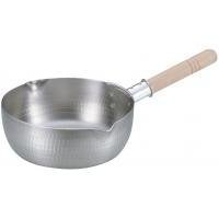 Endo Shoji AYK05026 Acao Aluminum Don Snow Flat Pot (Both Encases) 10.2 inches (26 cm), Aluminum Alloy, Handle (Natural Wood), Japan