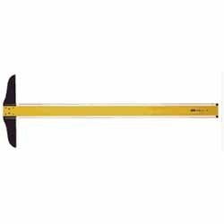 Uchida 1-806-2060 T-Shaped Ruler, Transparent, Double Edge, 23.6 inches (60 cm)