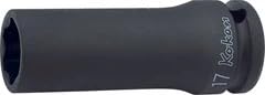 Ko-ken 14310M-24 1/2 Sq. Dr. Socket 24mm Surface Drive Length 85mm