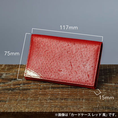 WBL Card Case Black - Kōshi｜Kanazawa Gold Leaf | HAKUICHI STYLE