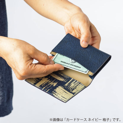 WBL Card Case Black - Kōshi｜Kanazawa Gold Leaf | HAKUICHI STYLE