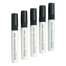 Nakabayashi Co., Ltd. whiteboard marker black Set of 5 WMK over 205D
