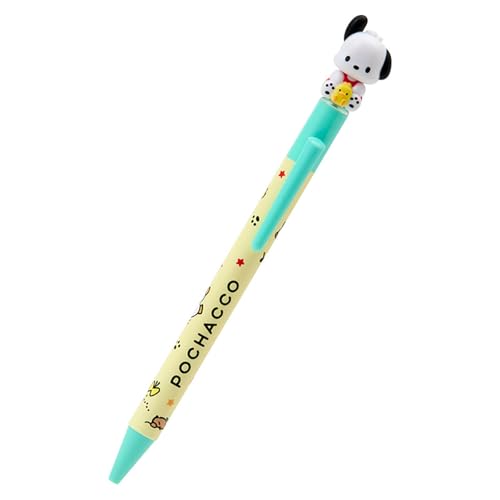 Sanrio 926876 Pochacco Ballpoint Pen with Mascot, ABS Resin, Ink Color: Black