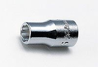 Ko-ken 2410M-8 1/4 Sq. Dr. Socket 8mm Surface Length 22mm