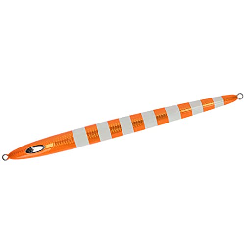 Daiwa Saltiga SL Jig Super Deep Metal Jig, 28.1 oz (800 g), PH Orange Dot Lure