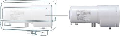 Water purifier C1 replacement cartridges CWA-03 [C1 dedicated wall type CW-301] (a measure of the period of use: about 1 year)