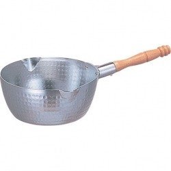 Hokuriku Aluminum Eco Clean Hokua Hammered Yukihira Pot, 8.3 inches (21 cm), Aluminum Alloy, Japan AEK1003